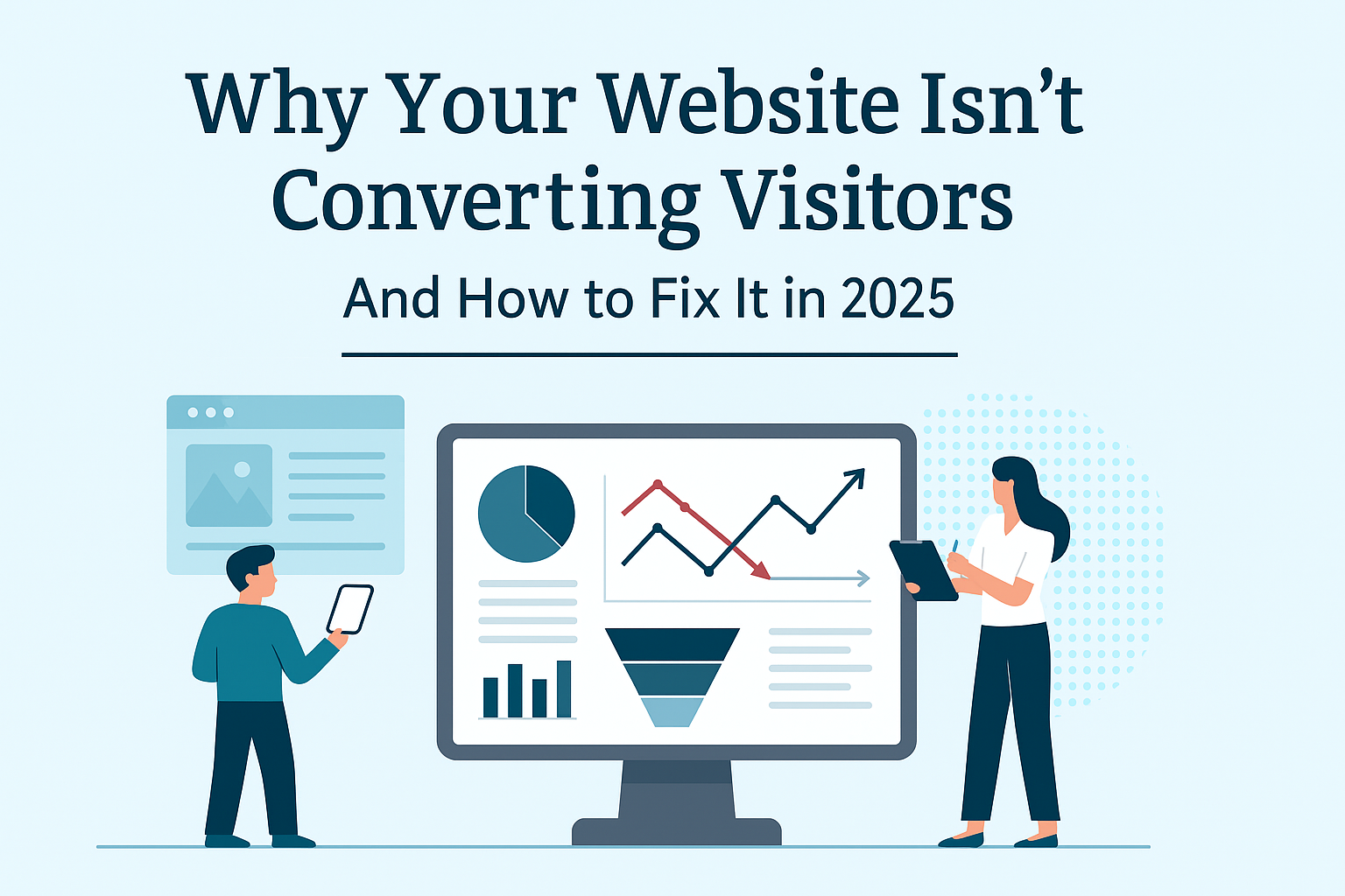 10 Reasons Why Your Business Website Isn’t Converting Visitors in the US, UK, or Japan (And How to Fix It in 2025)